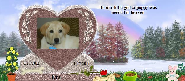 Eva's Rainbow Bridge Pet Loss Memorial Residency Image