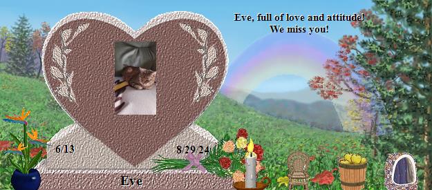 Eve's Rainbow Bridge Pet Loss Memorial Residency Image