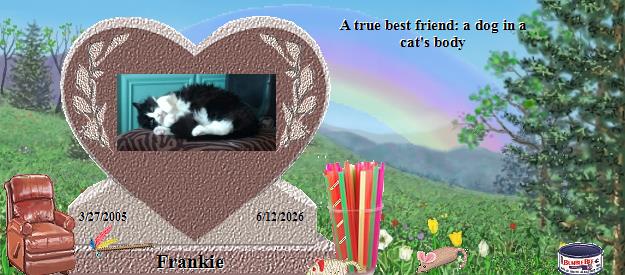 Frankie's Rainbow Bridge Pet Loss Memorial Residency Image