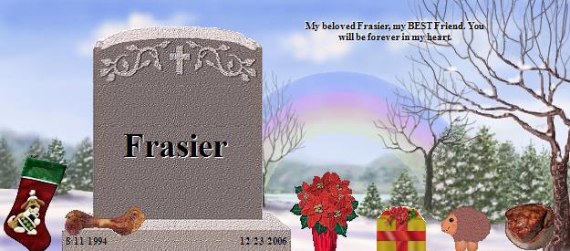 Frasier's Rainbow Bridge Pet Loss Memorial Residency Image