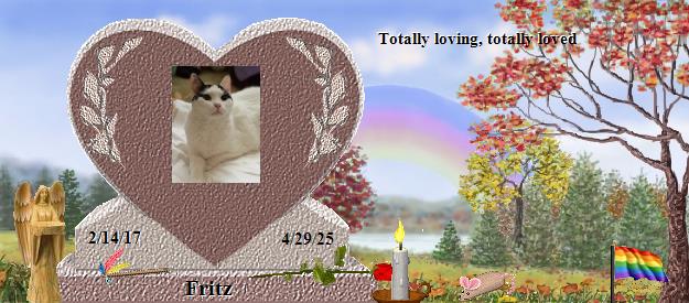 Fritz's Rainbow Bridge Pet Loss Memorial Residency Image