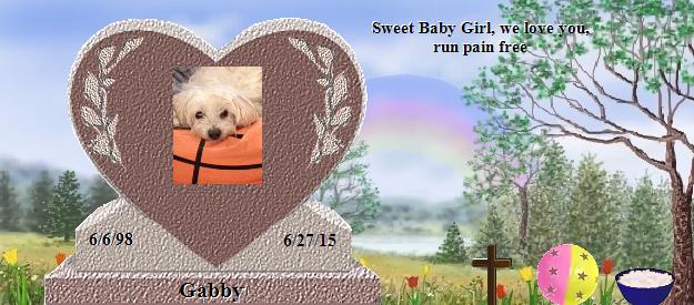 Gabby's Rainbow Bridge Pet Loss Memorial Residency Image