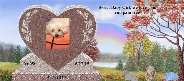 Gabby's Rainbow Bridge Pet Loss Memorial Residency Image