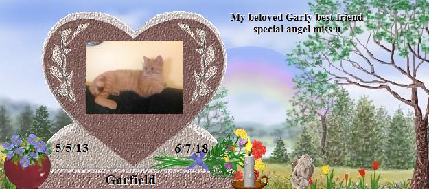 Garfield's Rainbow Bridge Pet Loss Memorial Residency Image