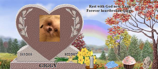 GIGGY's Rainbow Bridge Pet Loss Memorial Residency Image