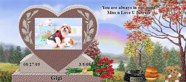 Gigi's Rainbow Bridge Pet Loss Memorial Residency Image