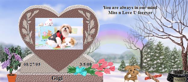 Gigi's Rainbow Bridge Pet Loss Memorial Residency Image