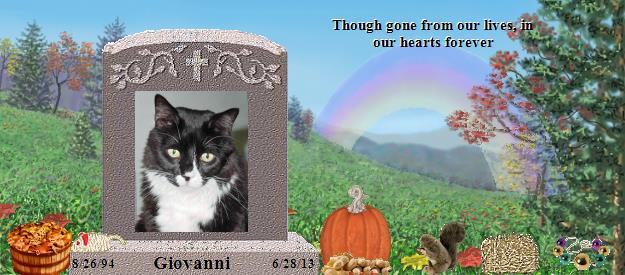 Giovanni's Rainbow Bridge Pet Loss Memorial Residency Image