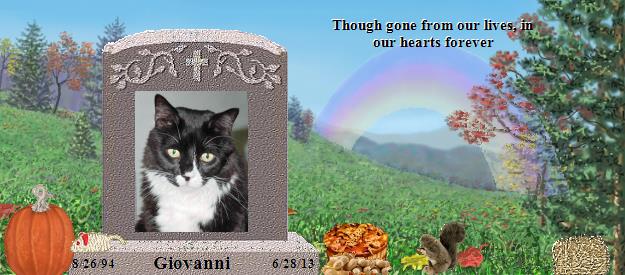 Giovanni's Rainbow Bridge Pet Loss Memorial Residency Image