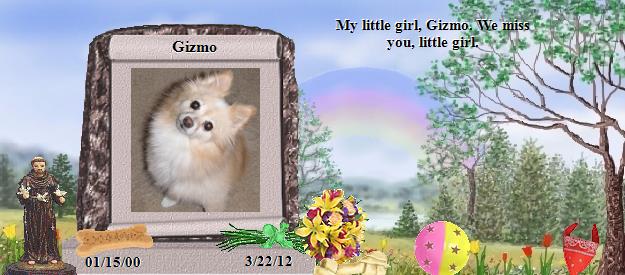 Gizmo's Rainbow Bridge Pet Loss Memorial Residency Image