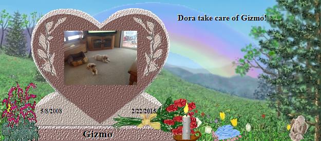 Gizmo's Rainbow Bridge Pet Loss Memorial Residency Image