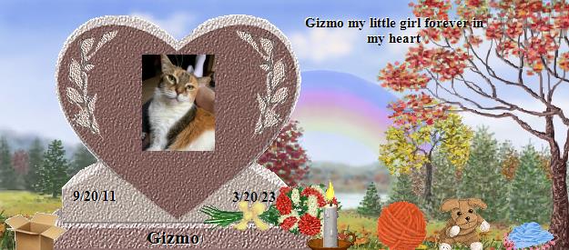 Gizmo's Rainbow Bridge Pet Loss Memorial Residency Image