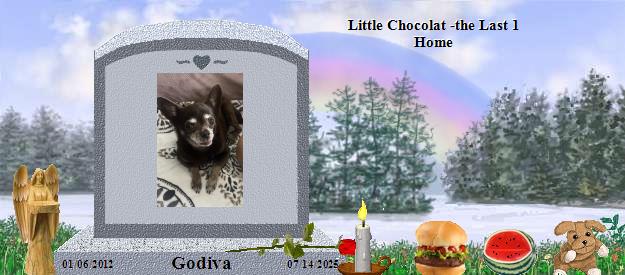 Godiva's Rainbow Bridge Pet Loss Memorial Residency Image