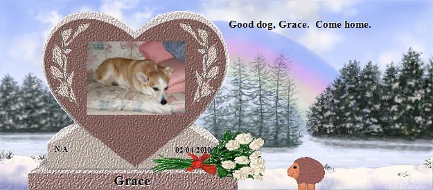 Grace's Rainbow Bridge Pet Loss Memorial Residency Image