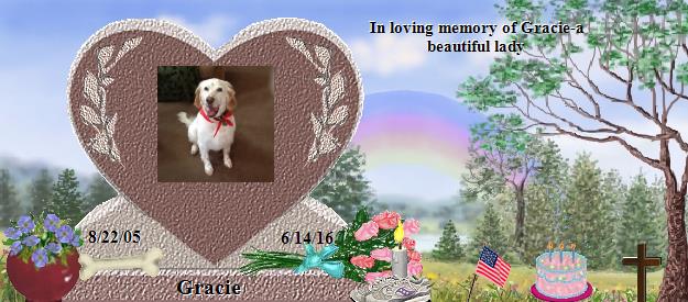 Gracie's Rainbow Bridge Pet Loss Memorial Residency Image