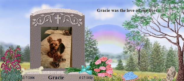 Gracie's Rainbow Bridge Pet Loss Memorial Residency Image