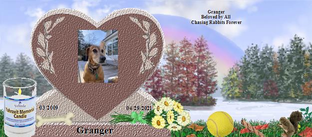 Granger's Rainbow Bridge Pet Loss Memorial Residency Image