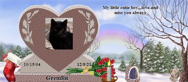 Gremlin's Rainbow Bridge Pet Loss Memorial Residency Image