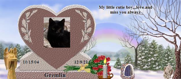 Gremlin's Rainbow Bridge Pet Loss Memorial Residency Image