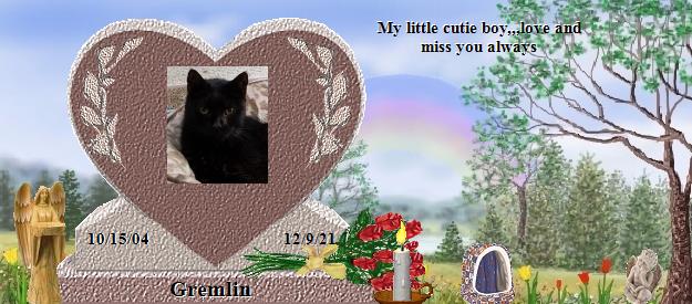 Gremlin's Rainbow Bridge Pet Loss Memorial Residency Image