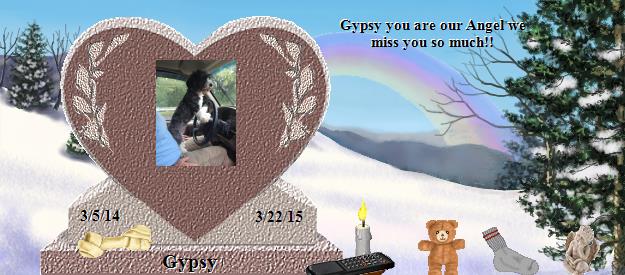 Gypsy's Rainbow Bridge Pet Loss Memorial Residency Image