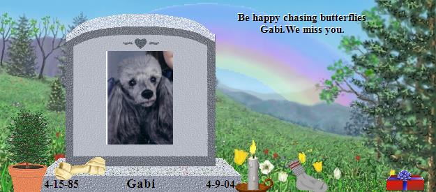 Gabi's Rainbow Bridge Pet Loss Memorial Residency Image
