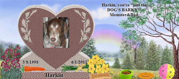 Harkin's Rainbow Bridge Pet Loss Memorial Residency Image