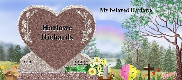 Harlowe Richards's Rainbow Bridge Pet Loss Memorial Residency Image