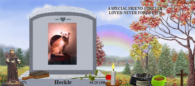 Heckle's Rainbow Bridge Pet Loss Memorial Residency Image