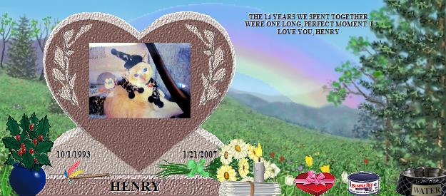 HENRY's Rainbow Bridge Pet Loss Memorial Residency Image