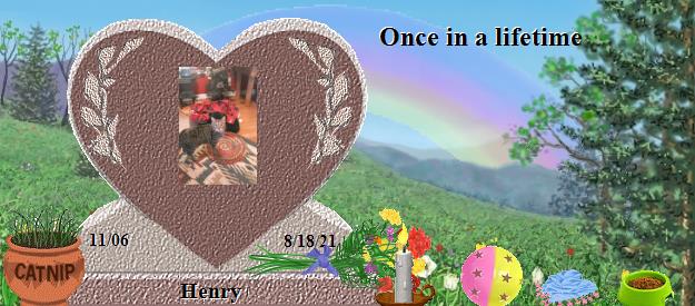 Henry's Rainbow Bridge Pet Loss Memorial Residency Image