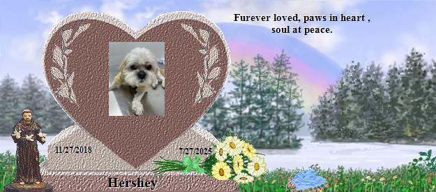 Hershey's Rainbow Bridge Pet Loss Memorial Residency Image