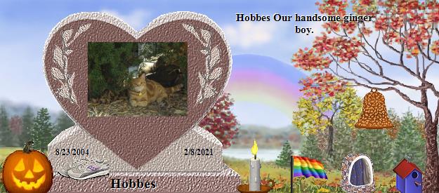 Hobbes's Rainbow Bridge Pet Loss Memorial Residency Image