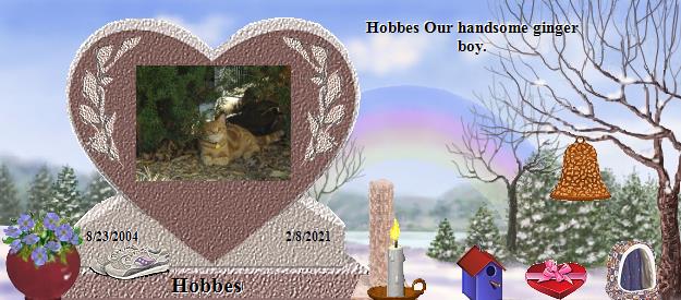 Hobbes's Rainbow Bridge Pet Loss Memorial Residency Image
