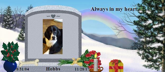 Hobbs's Rainbow Bridge Pet Loss Memorial Residency Image