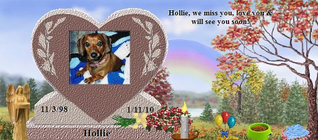 Hollie's Rainbow Bridge Pet Loss Memorial Residency Image