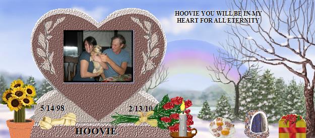 HOOVIE's Rainbow Bridge Pet Loss Memorial Residency Image
