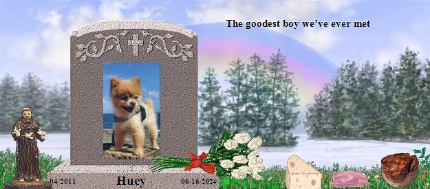 Huey's Rainbow Bridge Pet Loss Memorial Residency Image