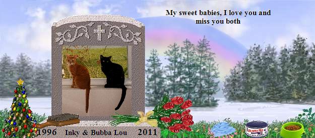 Inky & Bubba Lou's Rainbow Bridge Pet Loss Memorial Residency Image