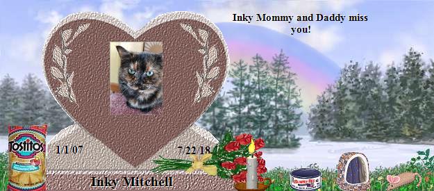 Inky Mitchell's Rainbow Bridge Pet Loss Memorial Residency Image