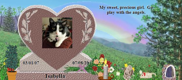 Isabella's Rainbow Bridge Pet Loss Memorial Residency Image