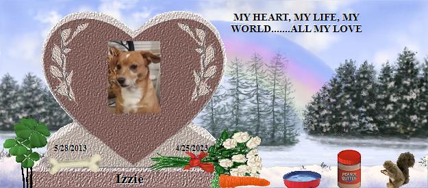 Izzie's Rainbow Bridge Pet Loss Memorial Residency Image