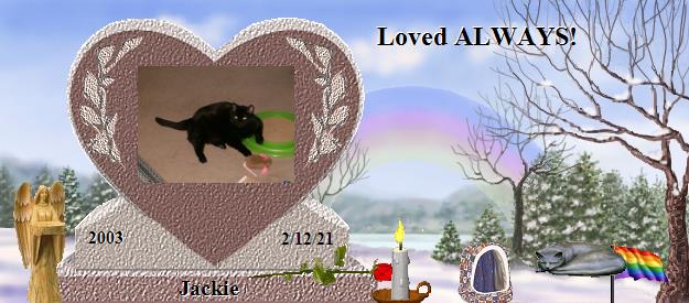 Jackie's Rainbow Bridge Pet Loss Memorial Residency Image