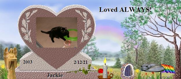 Jackie's Rainbow Bridge Pet Loss Memorial Residency Image