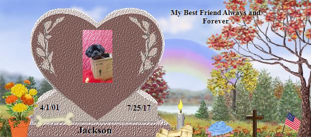 Jackson's Rainbow Bridge Pet Loss Memorial Residency Image