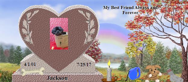 Jackson's Rainbow Bridge Pet Loss Memorial Residency Image