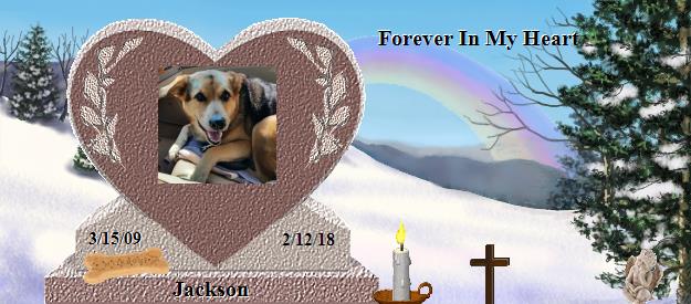 Jackson's Rainbow Bridge Pet Loss Memorial Residency Image