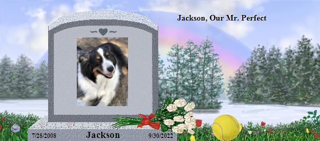 Jackson's Rainbow Bridge Pet Loss Memorial Residency Image