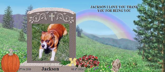 Jackson's Rainbow Bridge Pet Loss Memorial Residency Image