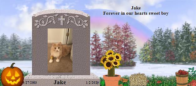 Jake's Rainbow Bridge Pet Loss Memorial Residency Image